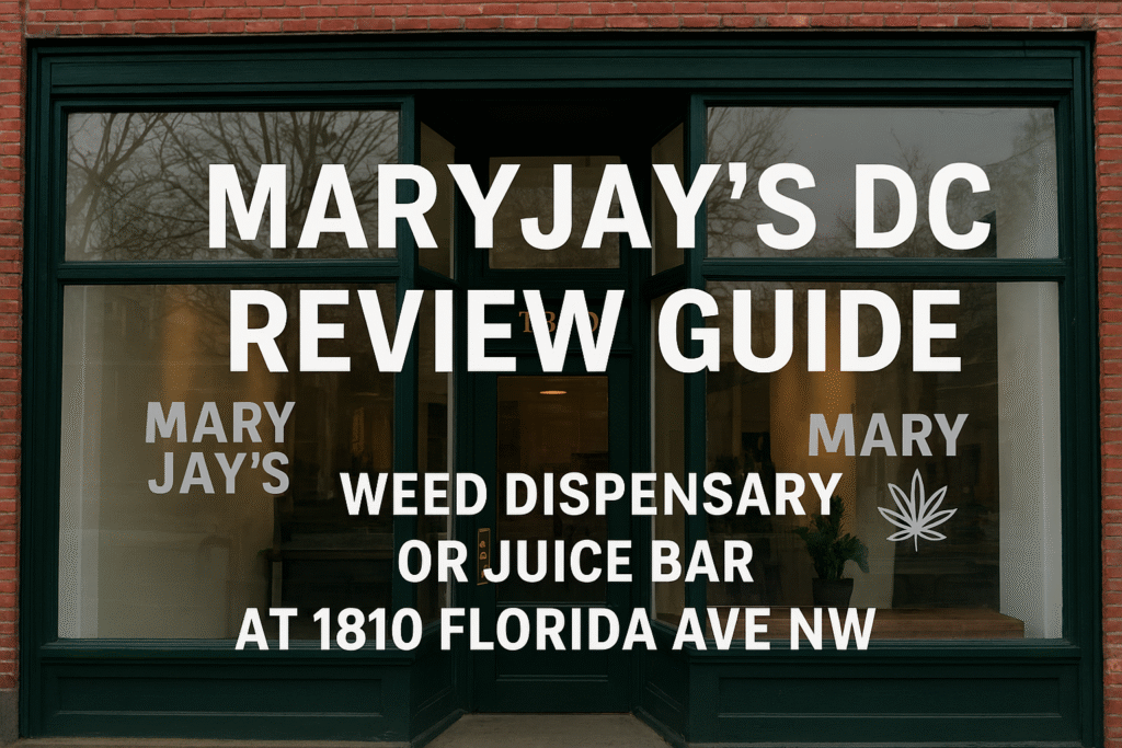 maryjays dc weed dispensary juice bar washington reviews