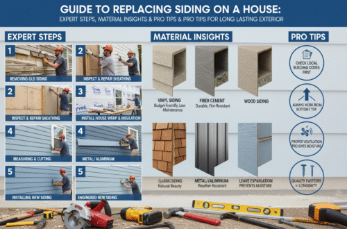 Replacing Siding on a House Expert Steps