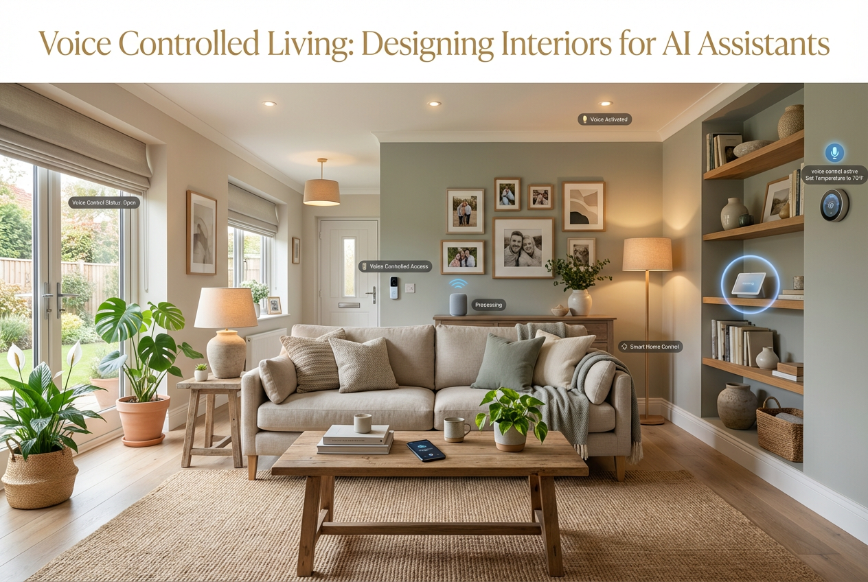 Voice Controlled Living: Designing Interiors for AI Assistants