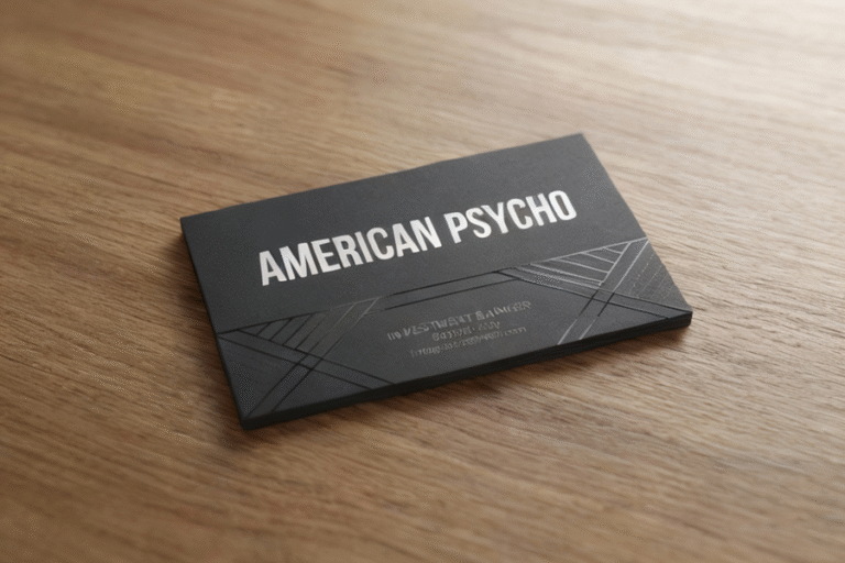 American Psycho Business Card
