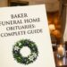 Baker Funeral Home Obituaries