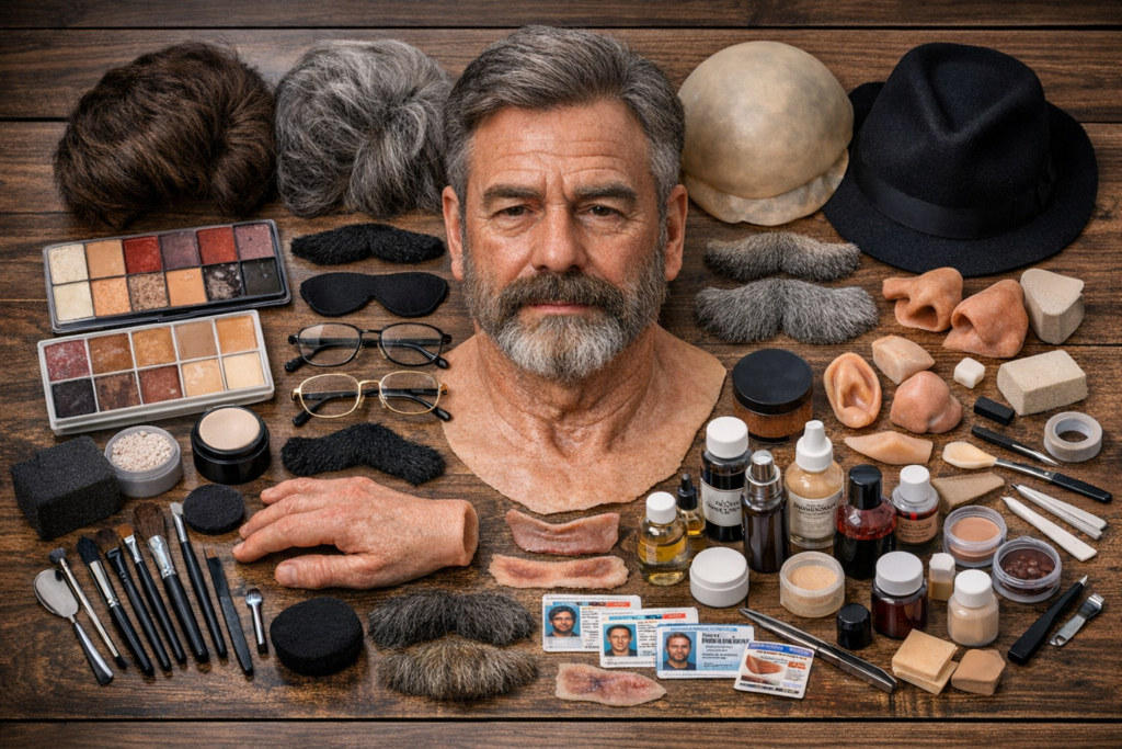 Professional Male Actor’s Disguise Makeup Kits for Sale