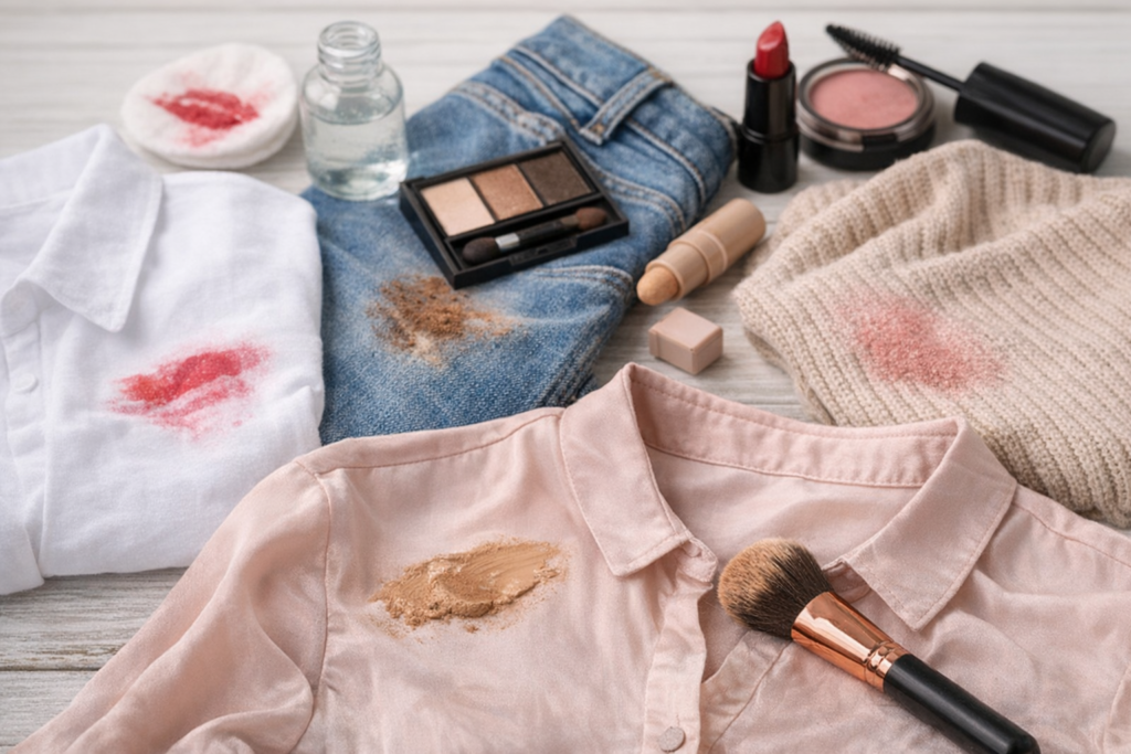 How to Get Makeup Out of Clothes