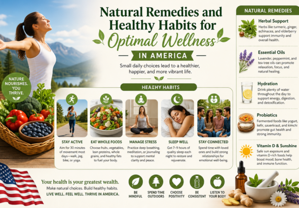 Natural Remedies and Healthy Habits for Optimal Wellness
